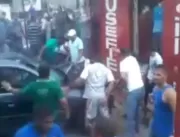 Homem tem perna esmagada após ser atingido por car