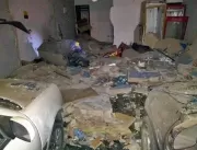 Bandidos levam dinheiro de cofre após explodir pos