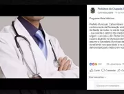 Para manter médico, prefeito convida cubano para s