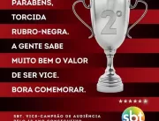 SBT comemora junto com o Flamengo: A gente sabe mu