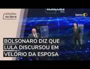 No Debate da Band, Bolsonaro diz que Lula fez disc