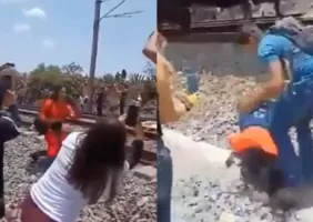 Mulher morre ao ser atingida na cabeça por trem te