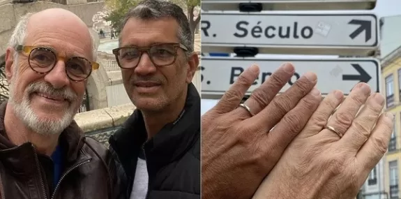 No ar em novela da Globo, ator de 70 anos se casa 