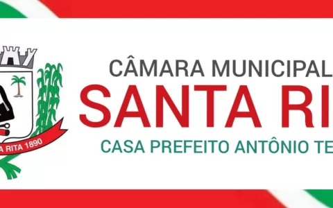 Câmara Municipal de Santa Rita publica edital de c