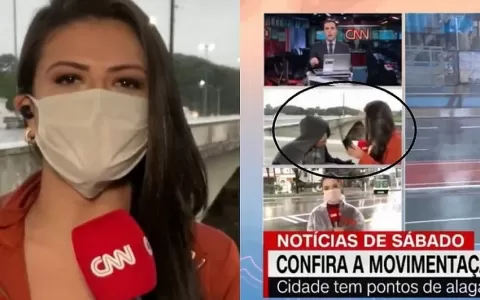 Repórter da CNN é assaltada durante link ao vivo n