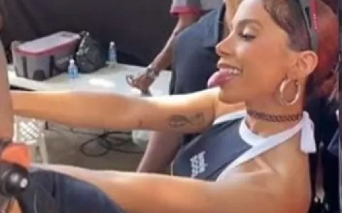 POLÊMICA! Durante gravação de clipe, Anitta aparec