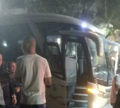 Bandidos tentam assaltar ônibus que transportava P