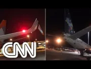 Aviões de Gol e Azul colidem em pátio de Aeroporto