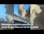 IMPRESSIONANTE: Motorista filma explosão de posto 
