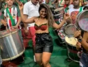 Musa da Grande Rio, ex de Safadão cai no samba em 