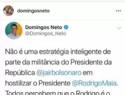 Rodrigo Maia manda recado a apoiadores de Bolsonar