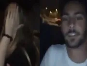 Vídeo de brasileiro assediando americana com ofens