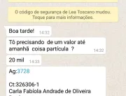 Primeira-dama de Guarabira tem whatsapp ‘hackeado’