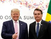 Trump diz que Bolsonaro está fazendo um ótimo trab