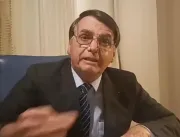 Bolsonaro chora após ter seu nome associado a um d