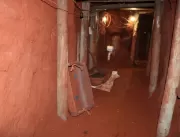 Polícia descobre túnel que seria usado em assalto 