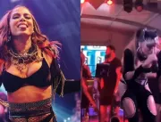 ASSISTA: Anitta passa mal e abandona palco durante