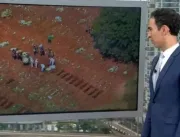 Globo apela e exibe enterro de mortos por coronaví