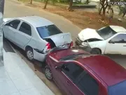 Motorista é preso após jogar o próprio carro contr