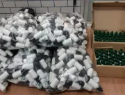Homem é preso transportando pelo menos mil frascos