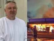 ASSISTA: Homem incendeia o próprio supermercado pa