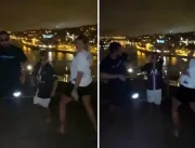 Filho de Neymar dança ao lado da mãe e do padrasto