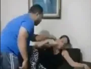 Vídeo de pastor agredindo mulher com tapas na cara