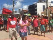 Em JP, manifestantes fazem ato contra Michel Temer