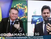 Bolsonaro recebe primeira videochamada com 5G no B