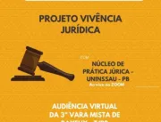 UNINASSAU JP abre vagas para projeto Vivência Jurí
