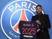 Neymar renova contrato com o PSG até 2025 