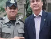 PM que prendeu professor por faixa Bolsonaro genoc