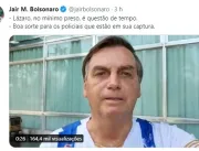 Bolsonaro comenta busca por Lázaro e elogia polici
