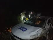 Acidente entre carros na BR-230 em Malta deixa uma