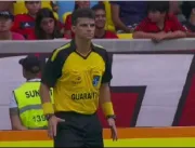 Árbitro que não enxergou gol do Vasco contra o Fla