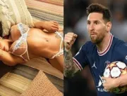 Modelo revela que homenagem na região anal a Messi