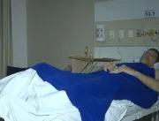 Ninão tem alta médica após amputar perna