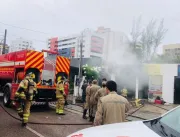 Incêndio em Manaíra destrói três lojas