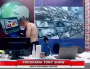 Radialista é socorrido às pressas após desmaiar durante programa ao vivo em João Pessoa: VEJA NO VÍDEO