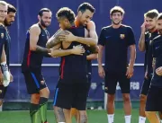 Neymar se despede do Barça e aguarda anúncio do PS