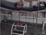 Vídeo mostra pacientes deitadas em camas sem lenço