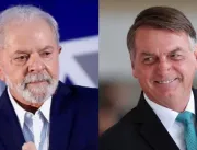 Rejeição a Lula vai a 41% e taxa de Bolsonaro é 50