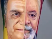 Homem tatua rostos de Lula e Bolsonaro 