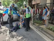 Motorista é baleado e preso após atropelar policia
