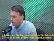 Bolsonaro diz que “pintou clima” com “meninas de 1