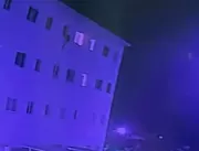 Vídeo mostra momento em que criança cai do 3º anda