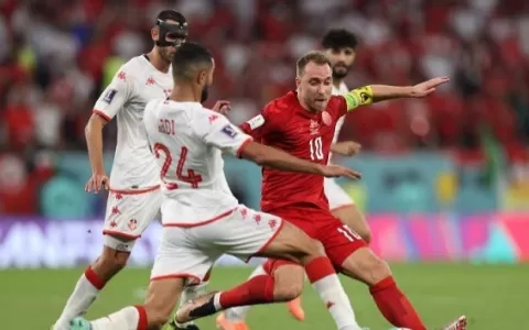 Dinamarca e Tunísia empatam no primeiro jogo sem g