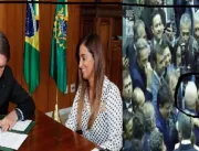 [VÍDEO] Ex-ministra de Bolsonaro abraça e presta a