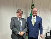 João Azevêdo e Geraldo Alckmin discutem investimen