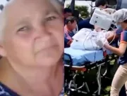 TRAGÉDIA: Morre idosa baleada na cabeça em confron